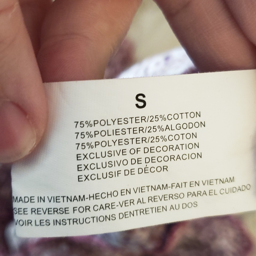 🌟 3 for $15 Deal! 🌟Bandolino pink white long sleeve top blouse S - Picture 6 of 6